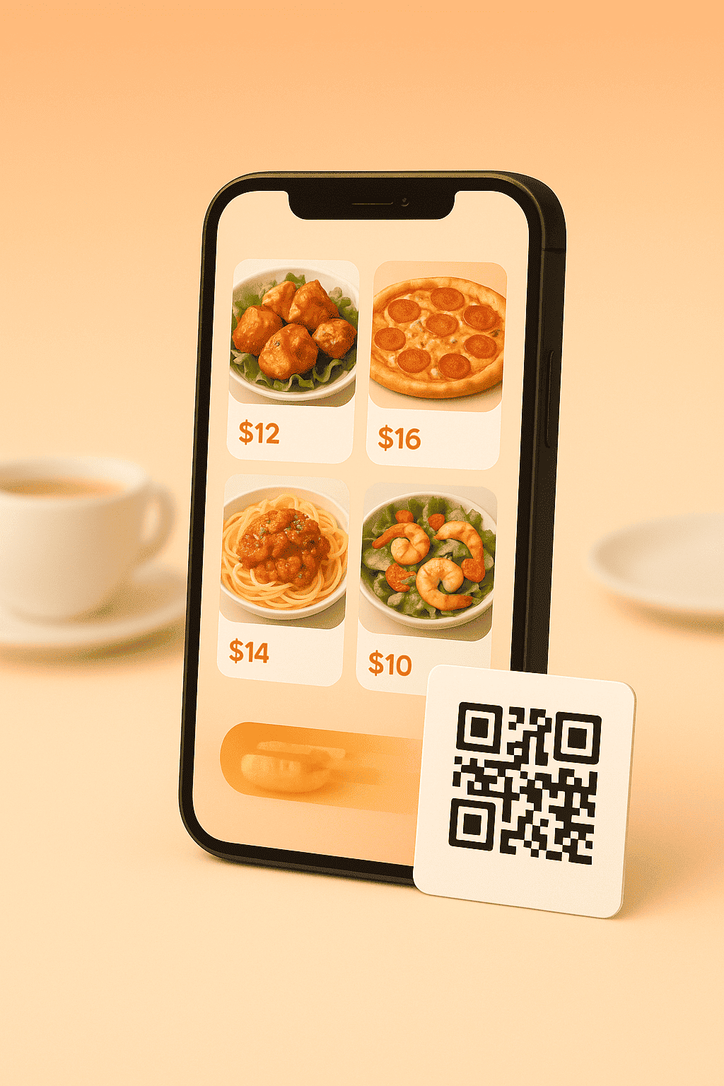 Aperçu grand: menu digital